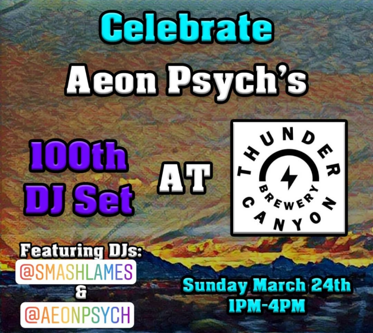 100th DJ set @ Thunder Canyon